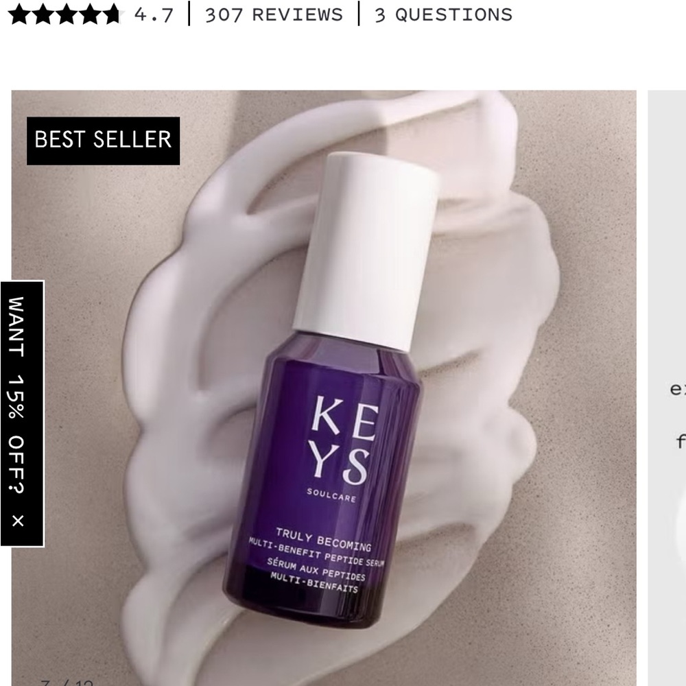 Keys Soulcare Truly Becoming Multi-Benefit Serum BNIB